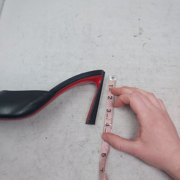 Christian Louboutin Black Condora Leather Heel Sandal - Picture 13 of 13